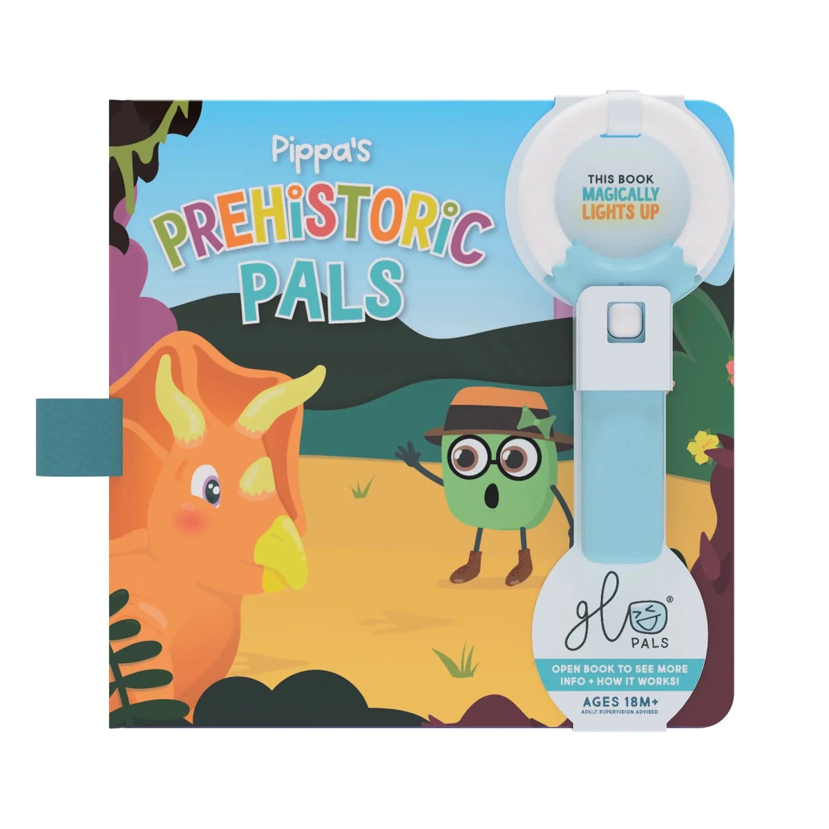 Livre interactif lumineux Glo Pals – Pippa's Prehistoric Pals (EN) - Livres - Boutique LeoLudo - Glo Pals