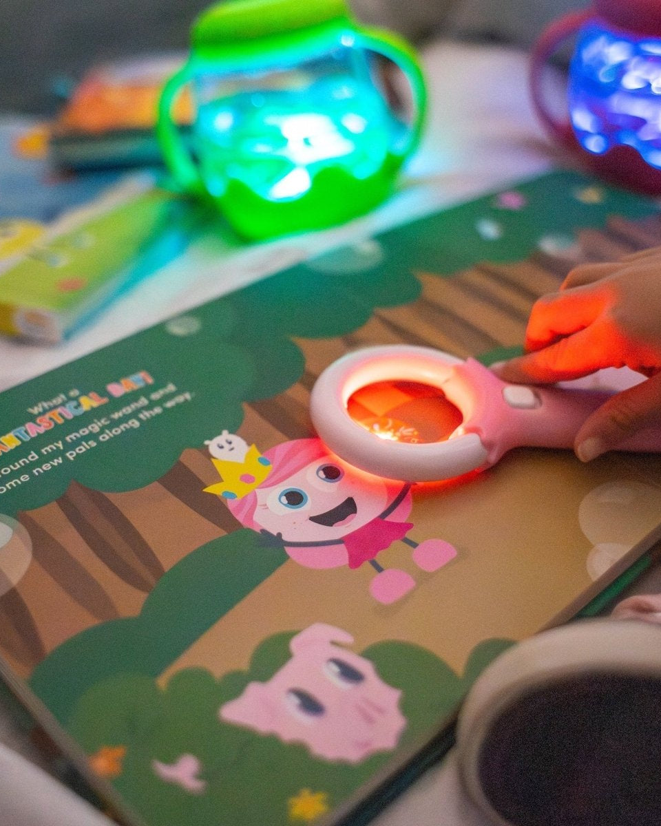 Livre interactif lumineux Glo Pals – Princess Ida et sa baguette magique -Livres- Boutique LeoLudo-Glo Pals