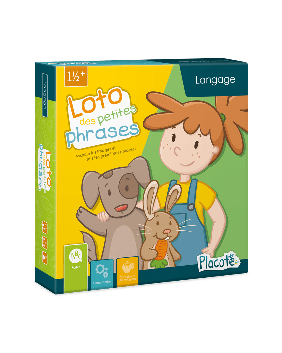 Loto des petites phrases - Jeux éducatifs - Boutique LeoLudo - Placote