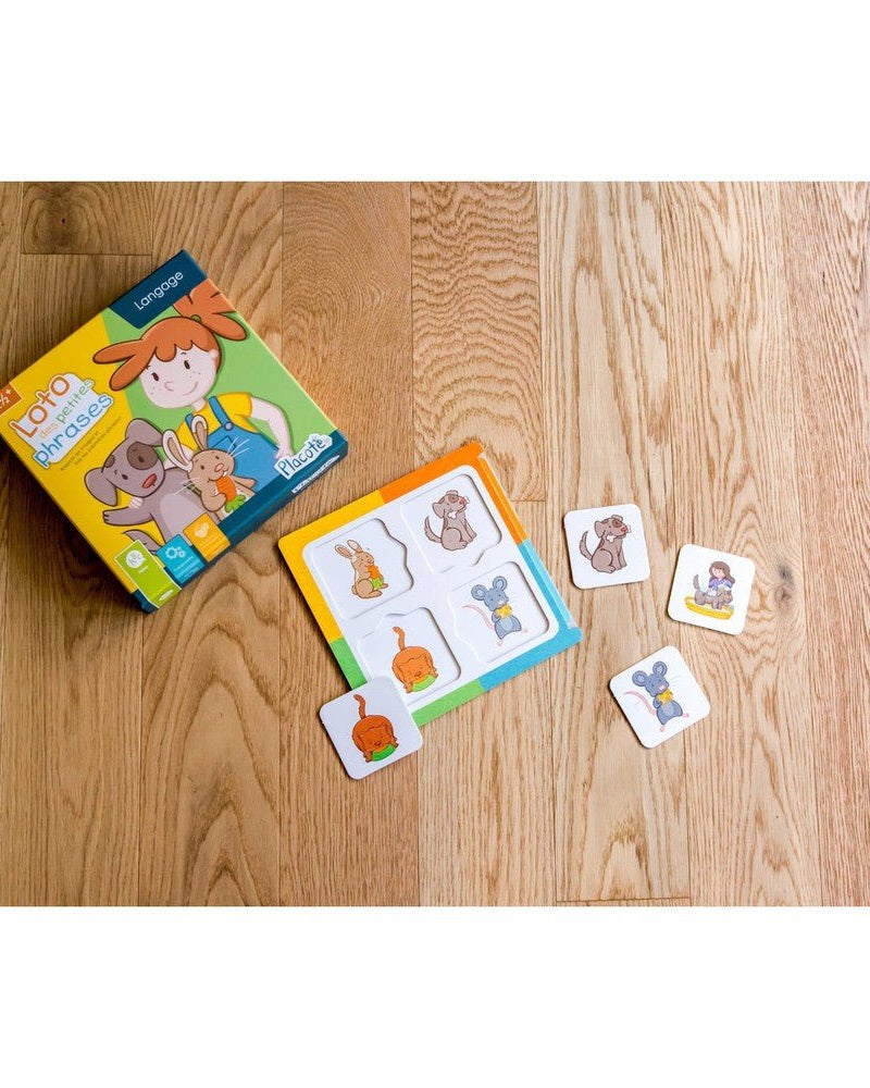 Loto des petites phrases - Jeux éducatifs - Boutique LeoLudo - Placote
