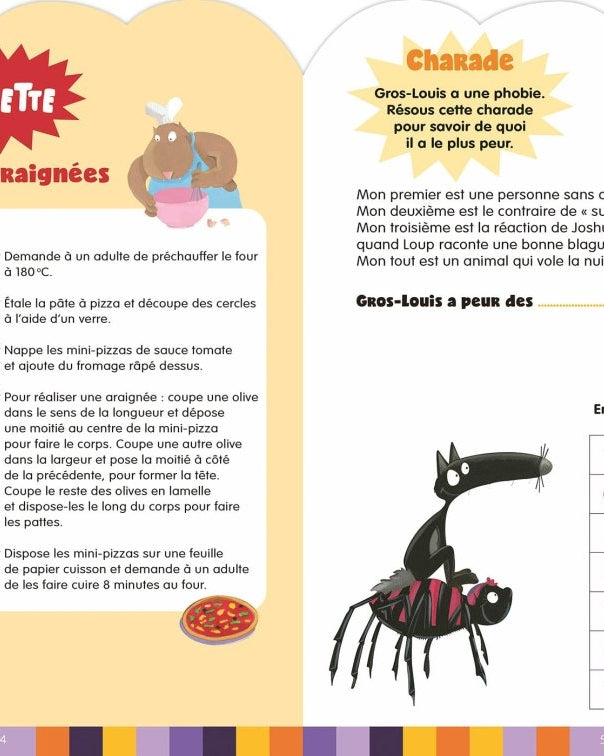 Loup - Mes activités d'Halloween -Livres- Boutique LeoLudo-Auzou