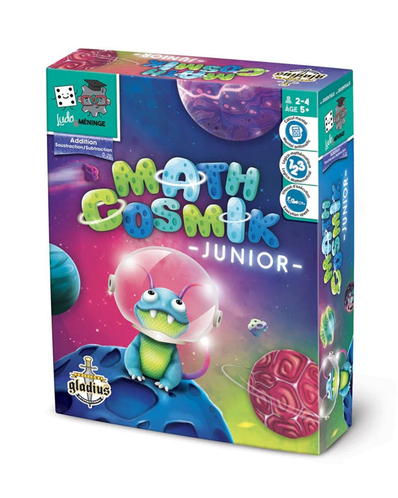 Ludo & Méninge - Math Cosmik Junior (addition/soustraction) - Jeux de société - Boutique LeoLudo - Gladius