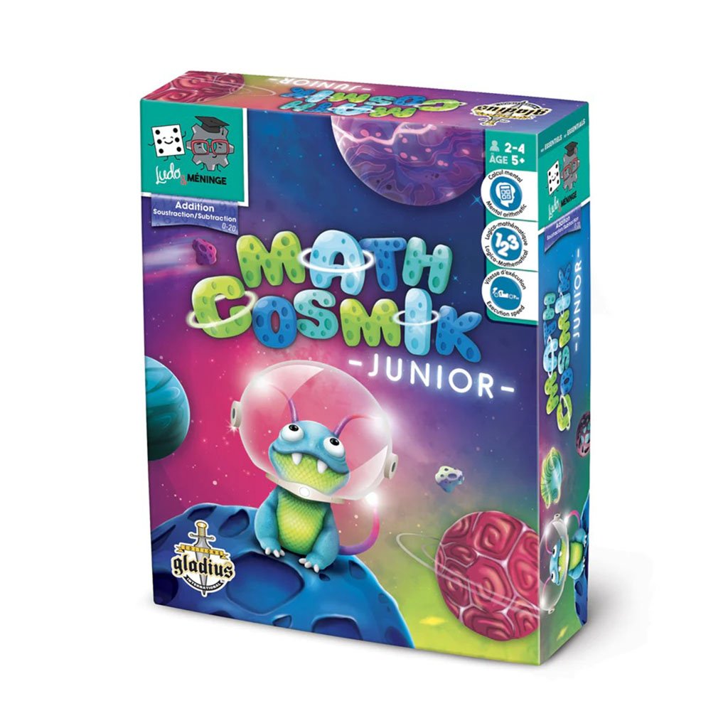 Ludo & Méninge - Math Cosmik Junior (addition/soustraction) - Jeux de société - Boutique LeoLudo - Gladius