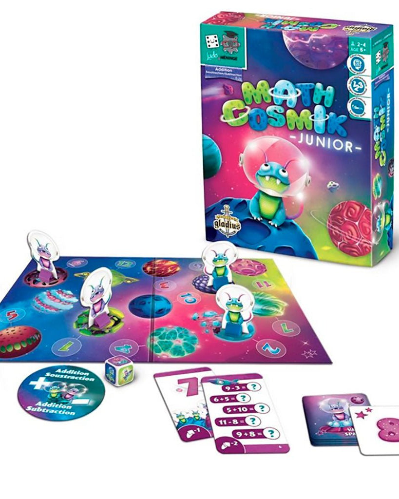 Ludo & Méninge - Math Cosmik Junior (addition/soustraction) - Jeux de société - Boutique LeoLudo - Gladius