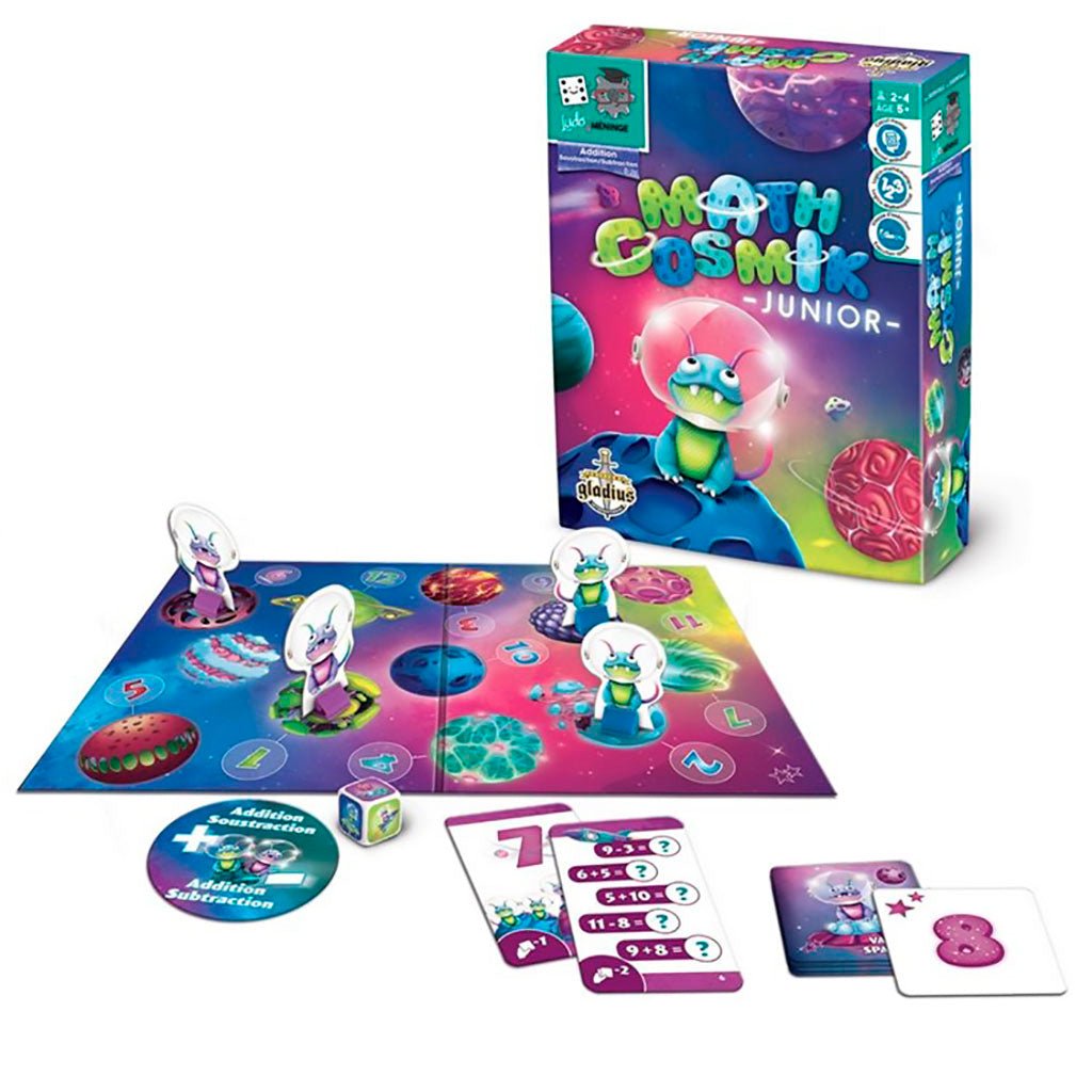 Ludo & Méninge - Math Cosmik Junior (addition/soustraction) - Jeux de société - Boutique LeoLudo - Gladius