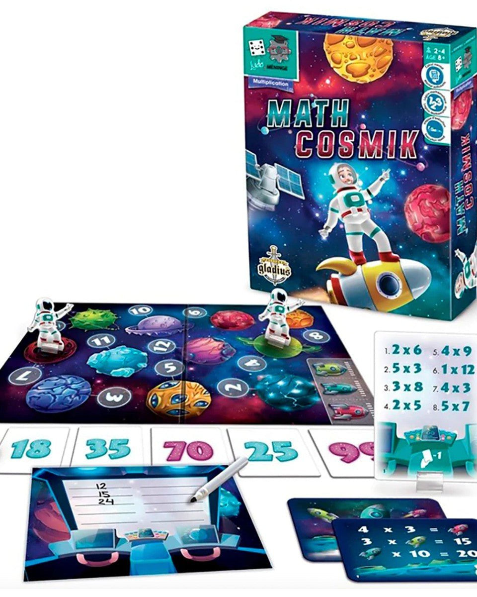 Ludo & Méninge - Math Cosmik (multiplication) - Jeux de société - Boutique LeoLudo - Gladius