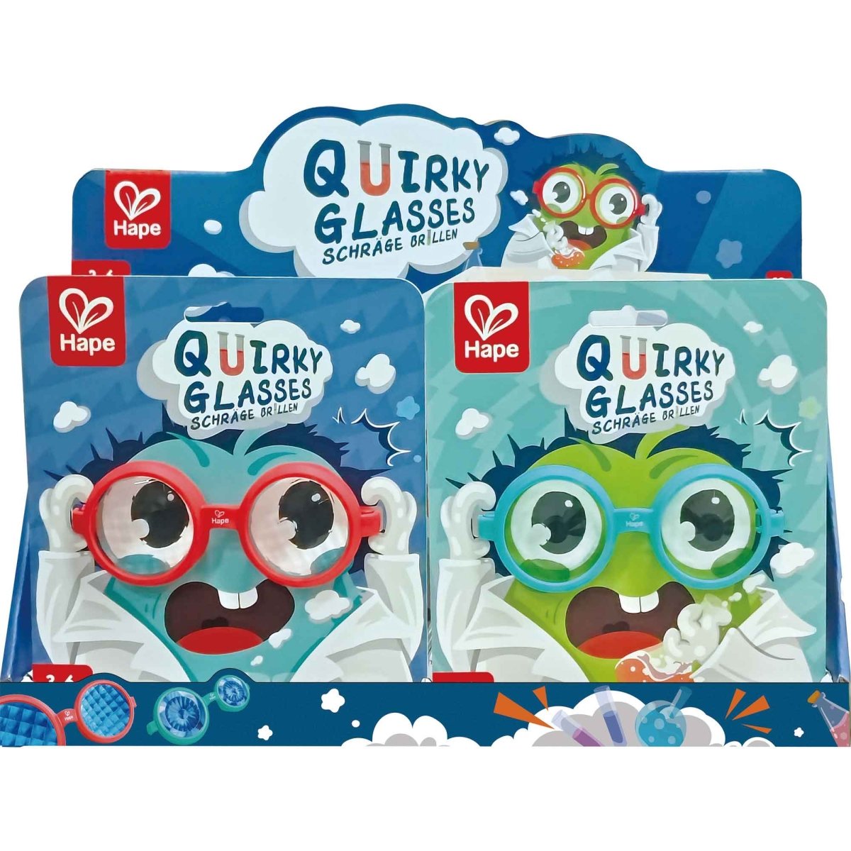 Lunettes amusantes « Quirky » – format de poche - Jeux magnétiques - Boutique LeoLudo - Hape