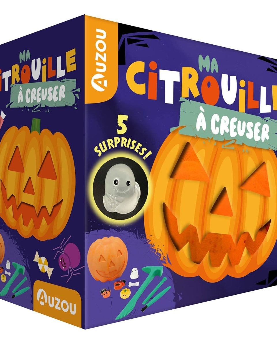 Ma citrouille à creuser -Art & bricolage- Boutique LeoLudo-Auzou