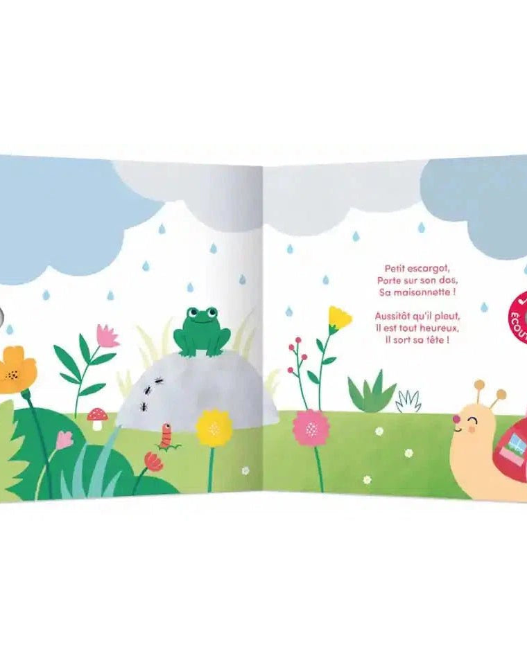 Ma comptine animée: Petit escargot - Livres d'éveil - Boutique LeoLudo - Auzou