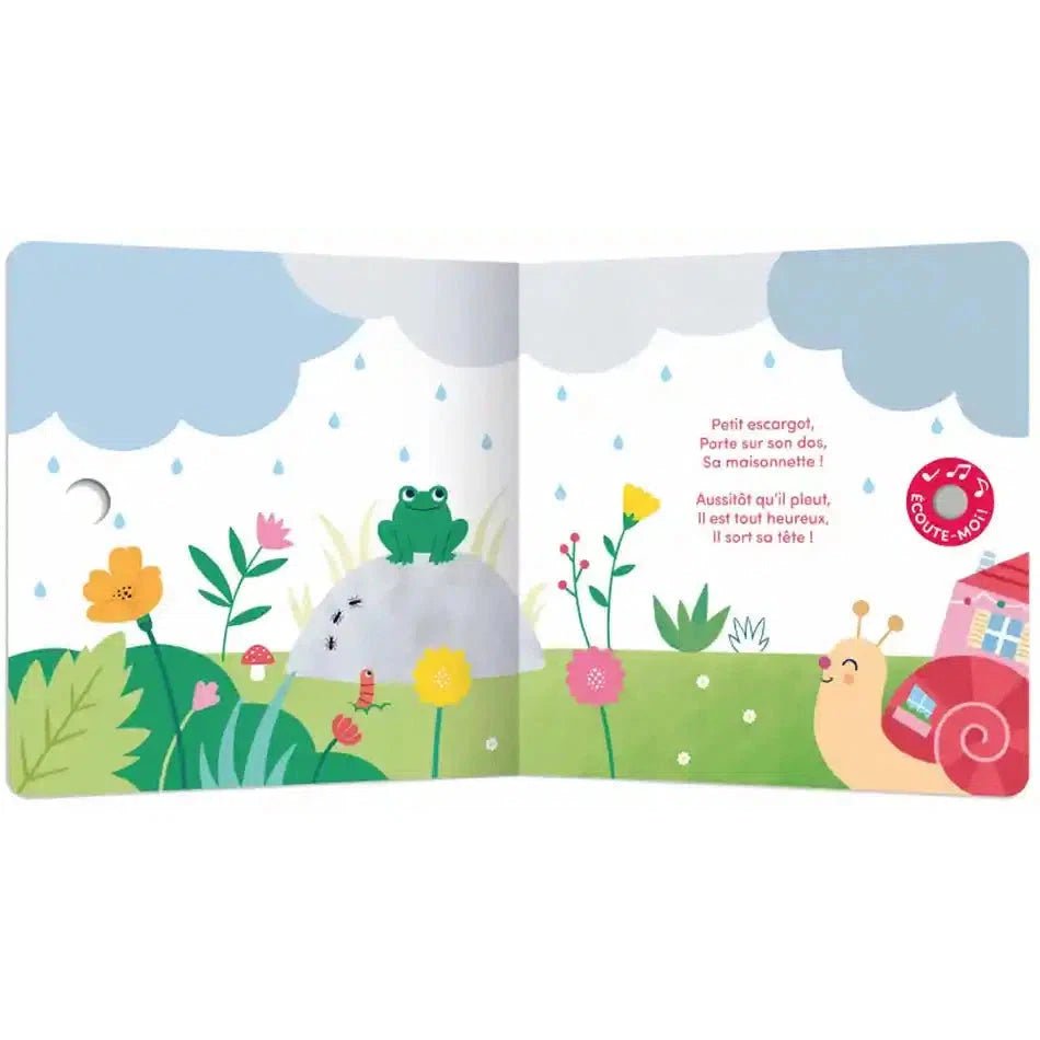 Ma comptine animée: Petit escargot - Livres d'éveil - Boutique LeoLudo - Auzou