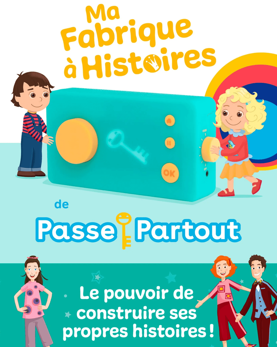 Ma fabrique à histoires de Passe - Partout - Jeux éducatifs - Boutique LeoLudo - Lunii