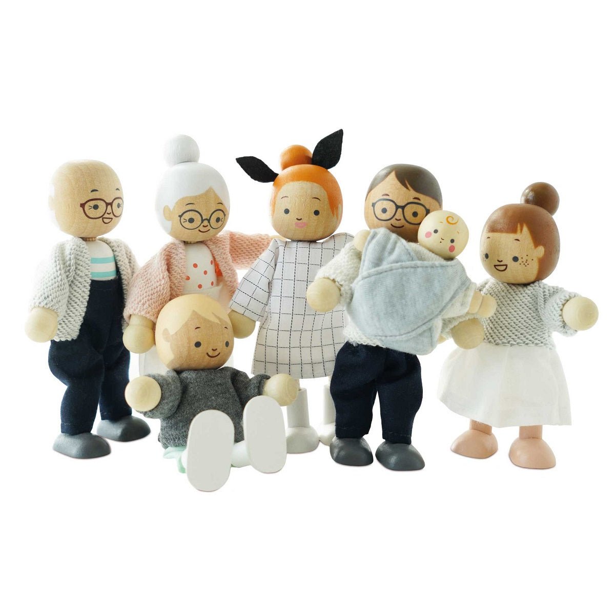 Ma famille de poupées - Accessoires de maison de poupées - Boutique LeoLudo - Le Toy Van
