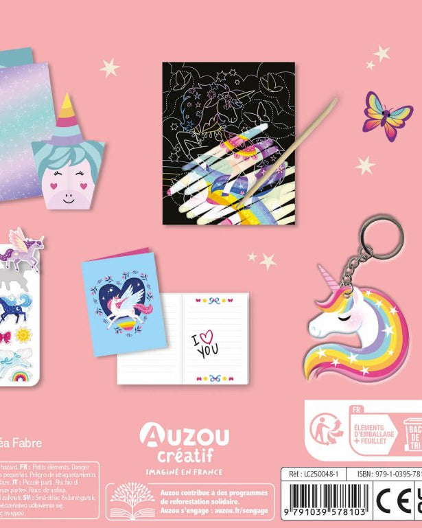 Ma pochette d'artiste - 100% Licornes - Livres - Boutique LeoLudo - Auzou