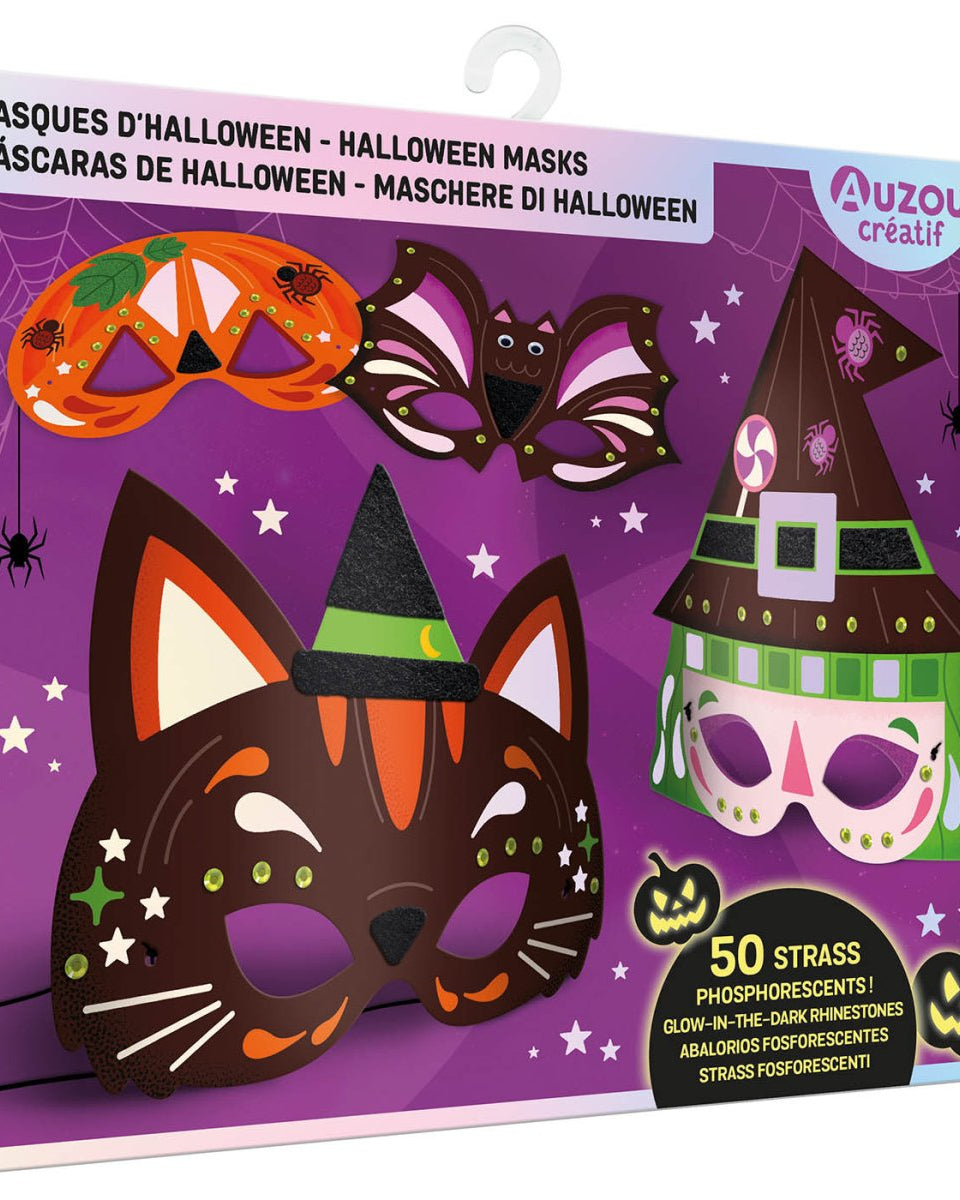 Ma pochette d'artiste - Masques d'halloween -Art & bricolage- Boutique LeoLudo-Auzou