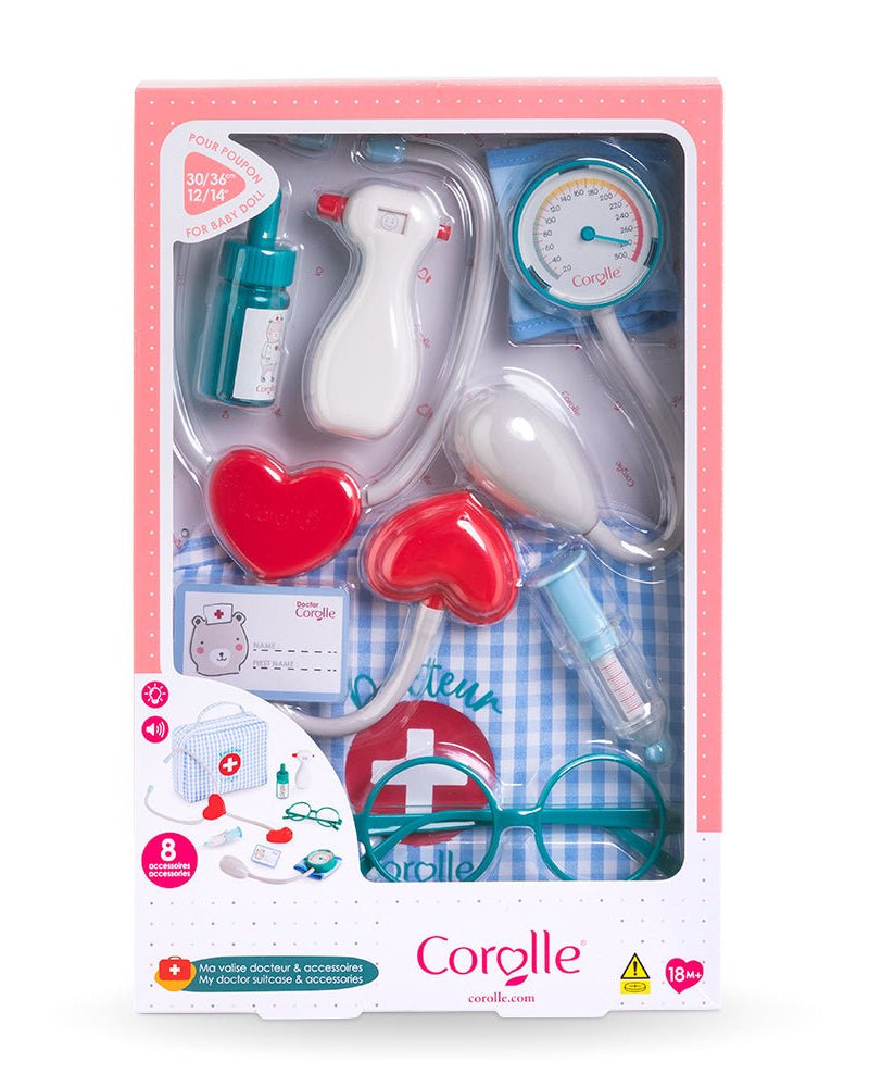 Ma valise docteur & accessoires pour poupées Corolle - Accessoires poupée - Boutique LeoLudo - Corolle