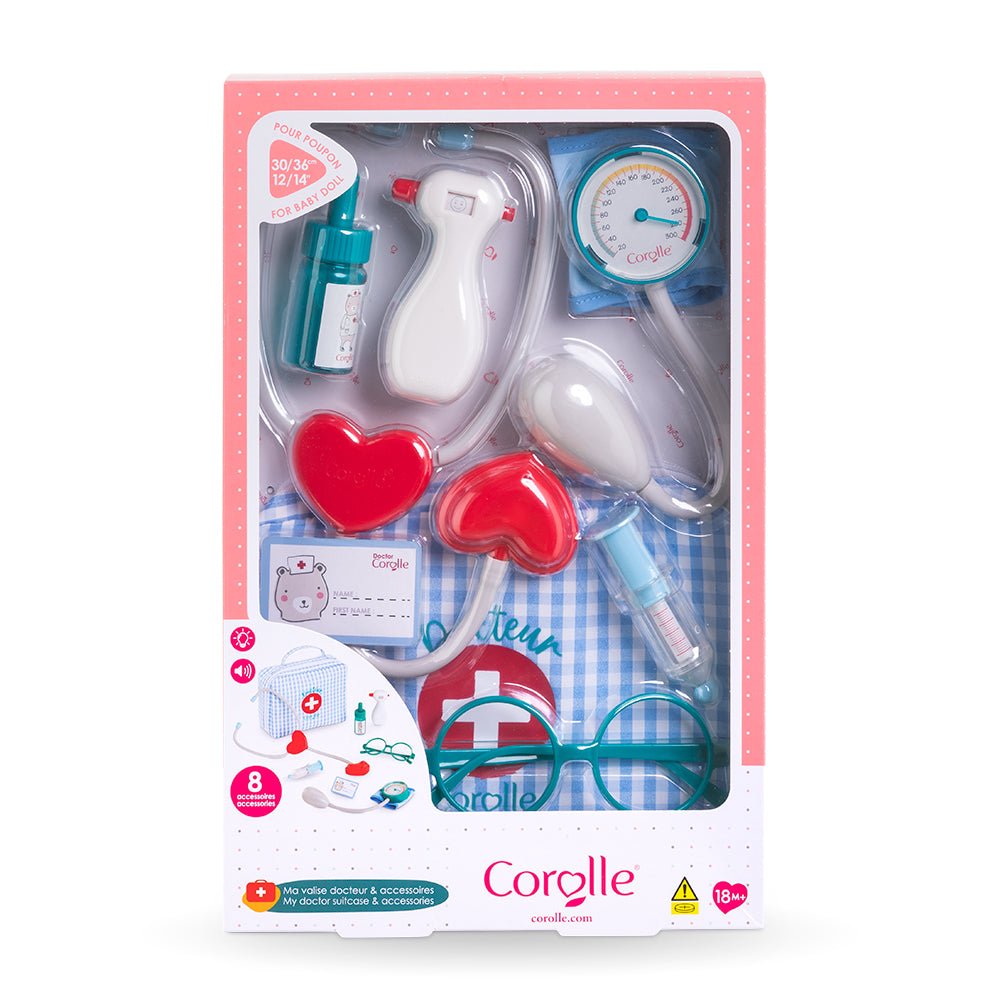 Ma valise docteur & accessoires pour poupées Corolle - Accessoires poupée - Boutique LeoLudo - Corolle