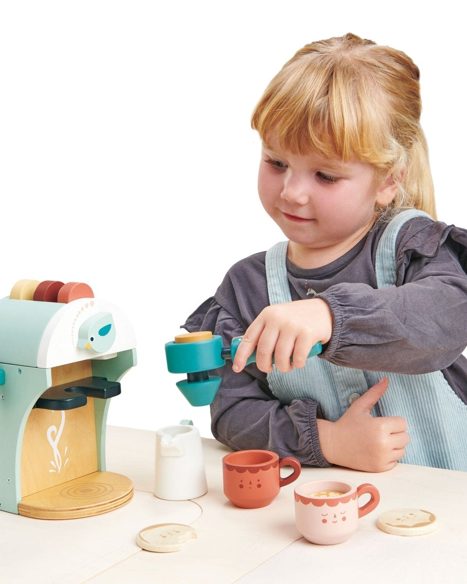 Machine à café Babyccino -Jouets d'imitation- Boutique LeoLudo-Tender Leaf Toys
