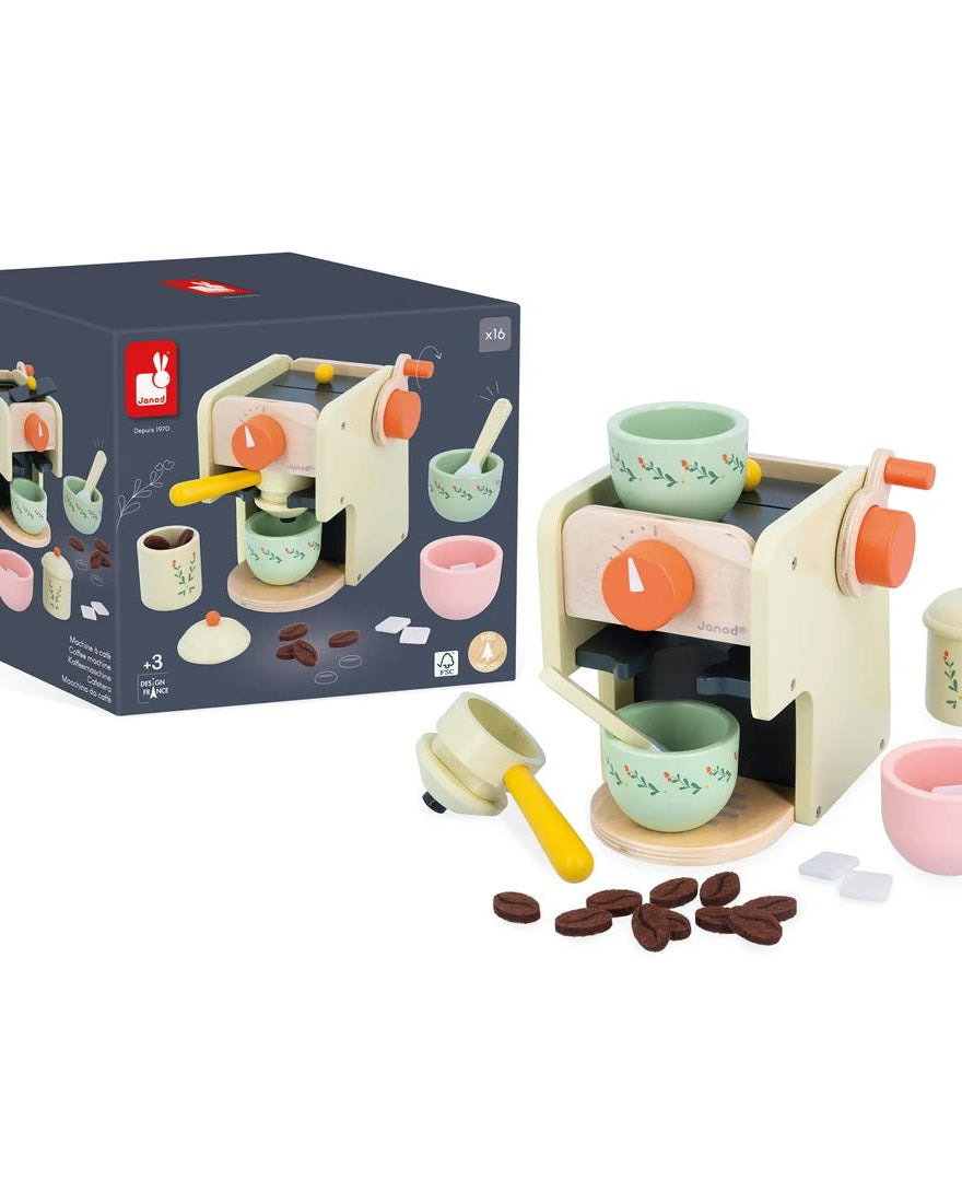 Machine à café Mamie Soleil -Jouets d'imitation- Boutique LeoLudo-Janod