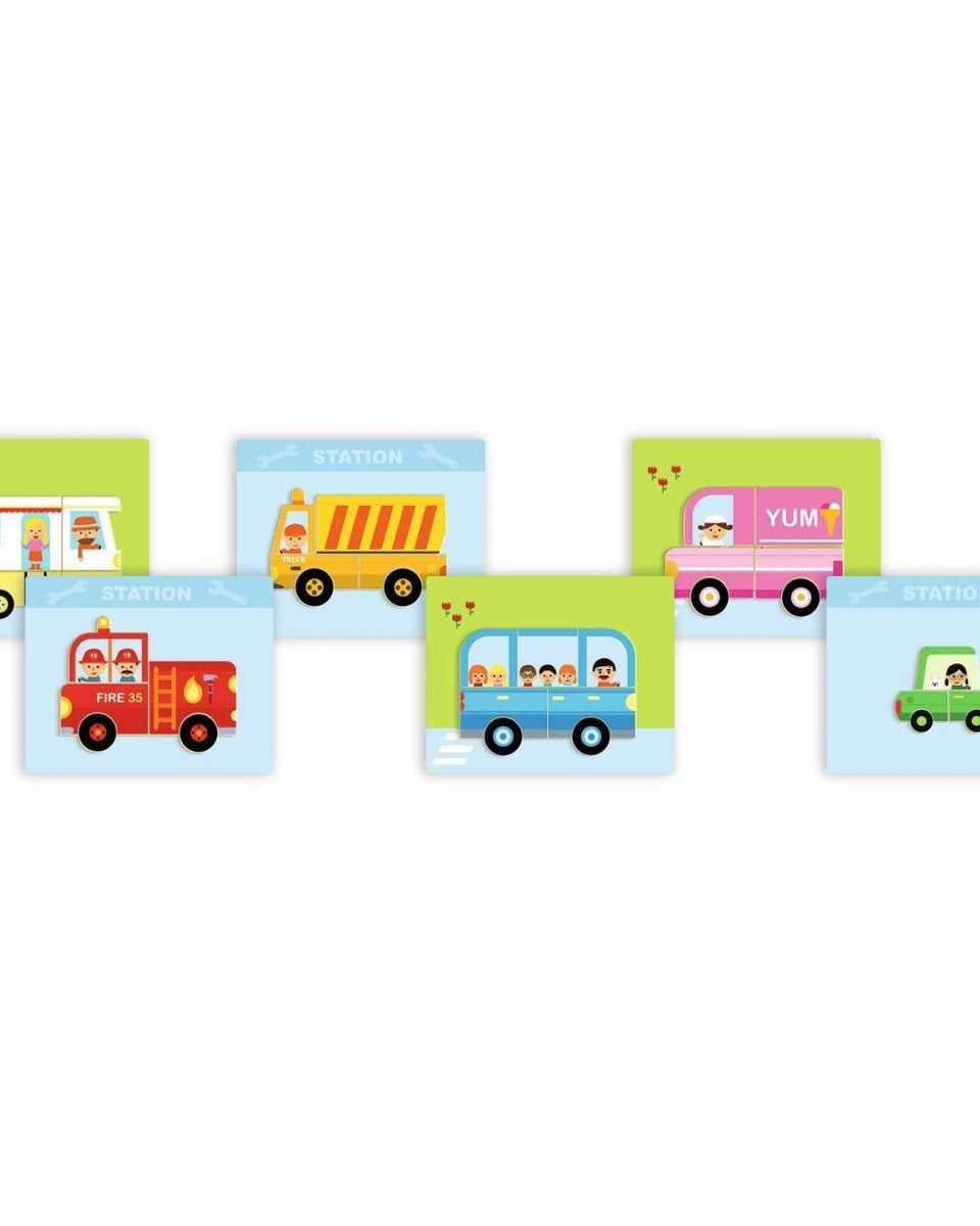 Magnetic's InzeBox - Vehicles -Jeux magnétiques- Boutique LeoLudo-Djeco