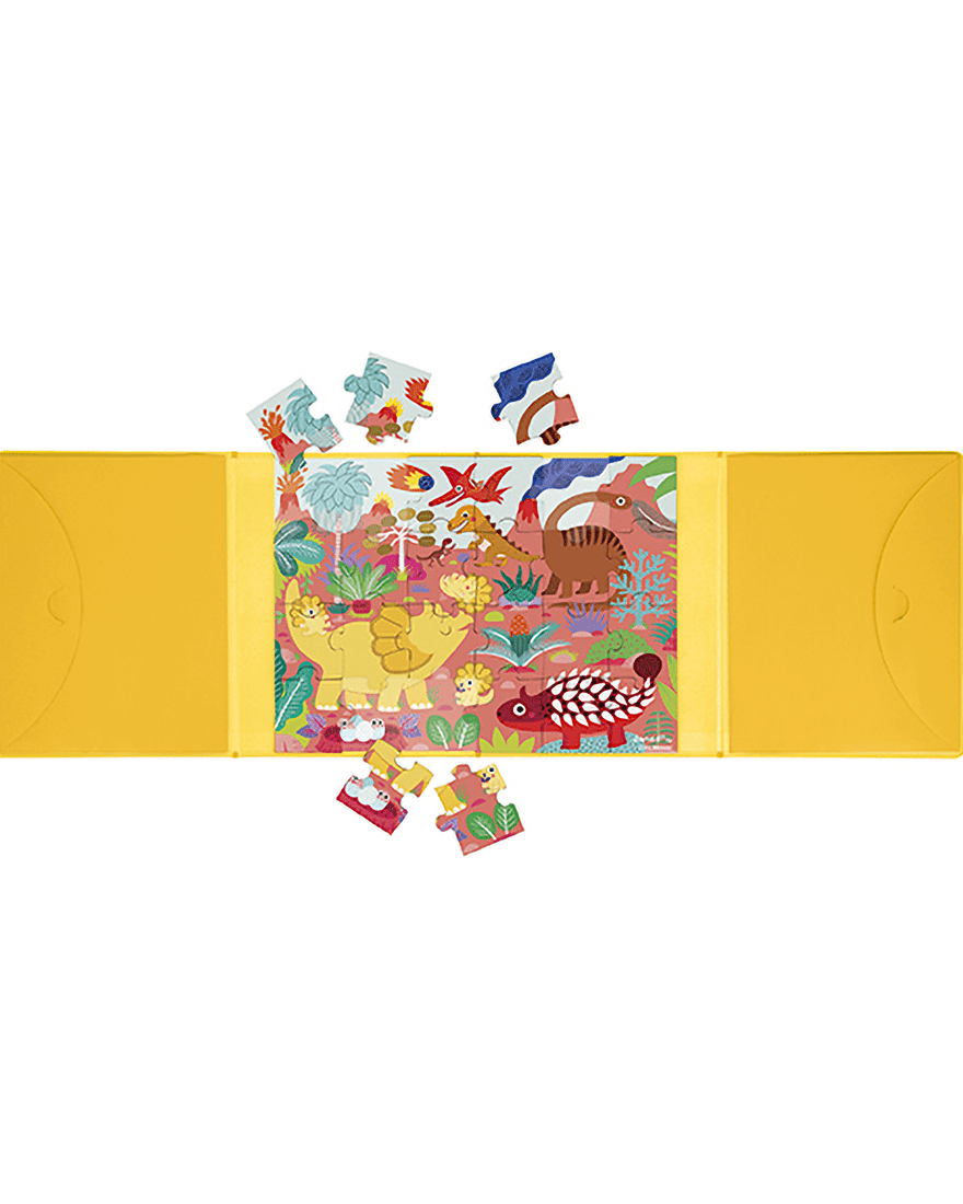 Magnéti'puzzles - Dino (24 pcs) - Janod -Jeux magnétiques- Boutique LeoLudo-Janod