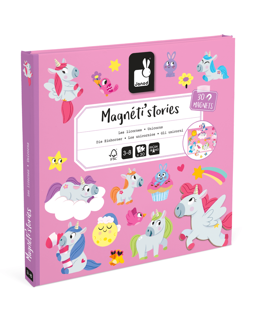 Magnéti'stories - Licornes (30 pcs) - Janod -Jeux magnétiques- Boutique LeoLudo-Janod