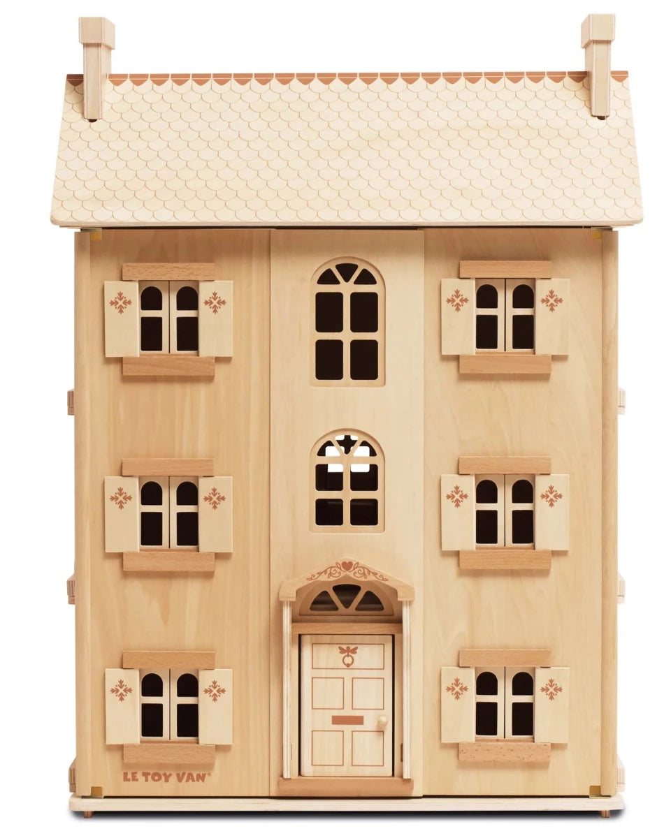 Maison de poupée en bois naturel - Maisons de poupée - Boutique LeoLudo - Le Toy Van