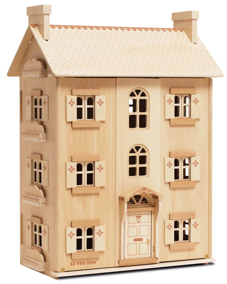 Maison de poupée en bois naturel - Maisons de poupée - Boutique LeoLudo - Le Toy Van