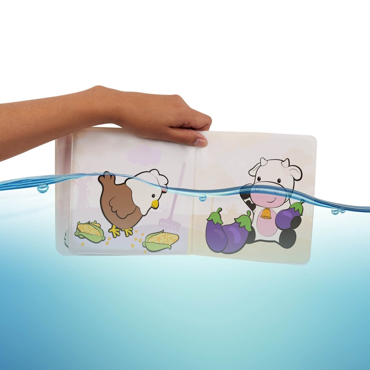 Marionnettes à doigt Farm Friends avec livre de bain -Marionnettes- Boutique LeoLudo-Battat