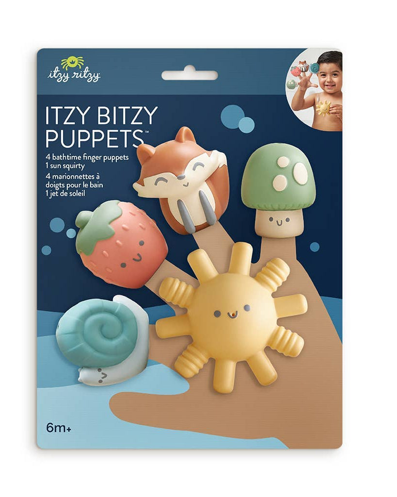 Marionnettes Itzy Bitzy Puppets™ – Jouets de bain et d’histoires - Jouets d'éveil - Boutique LeoLudo - Itzy Ritzy Canada