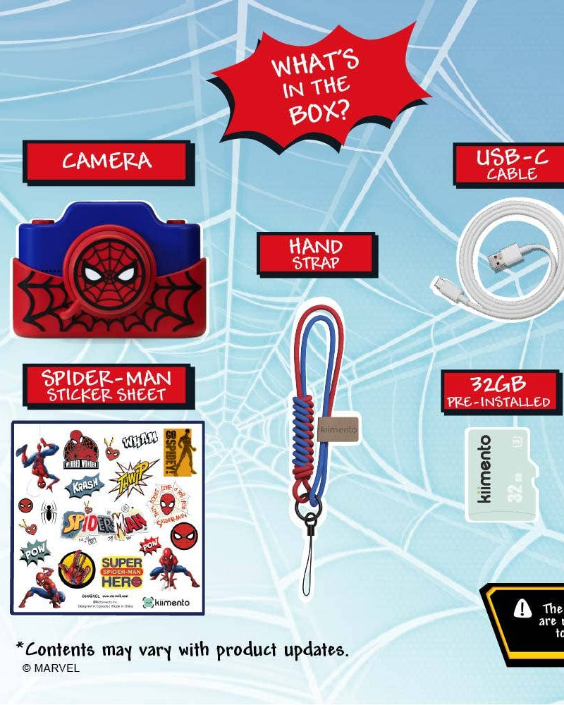 Marvel Spider - Man Camera numérique - Jeux électroniques - Boutique LeoLudo - kiimento (formerly Kidamento)