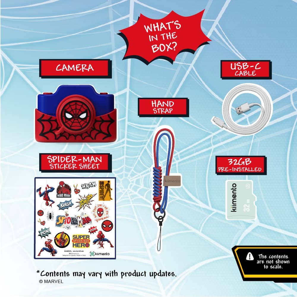 Marvel Spider - Man Camera numérique - Jeux électroniques - Boutique LeoLudo - kiimento (formerly Kidamento)
