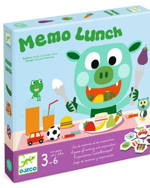 Memo Lunch Jeux de société- Boutique LeoLudo