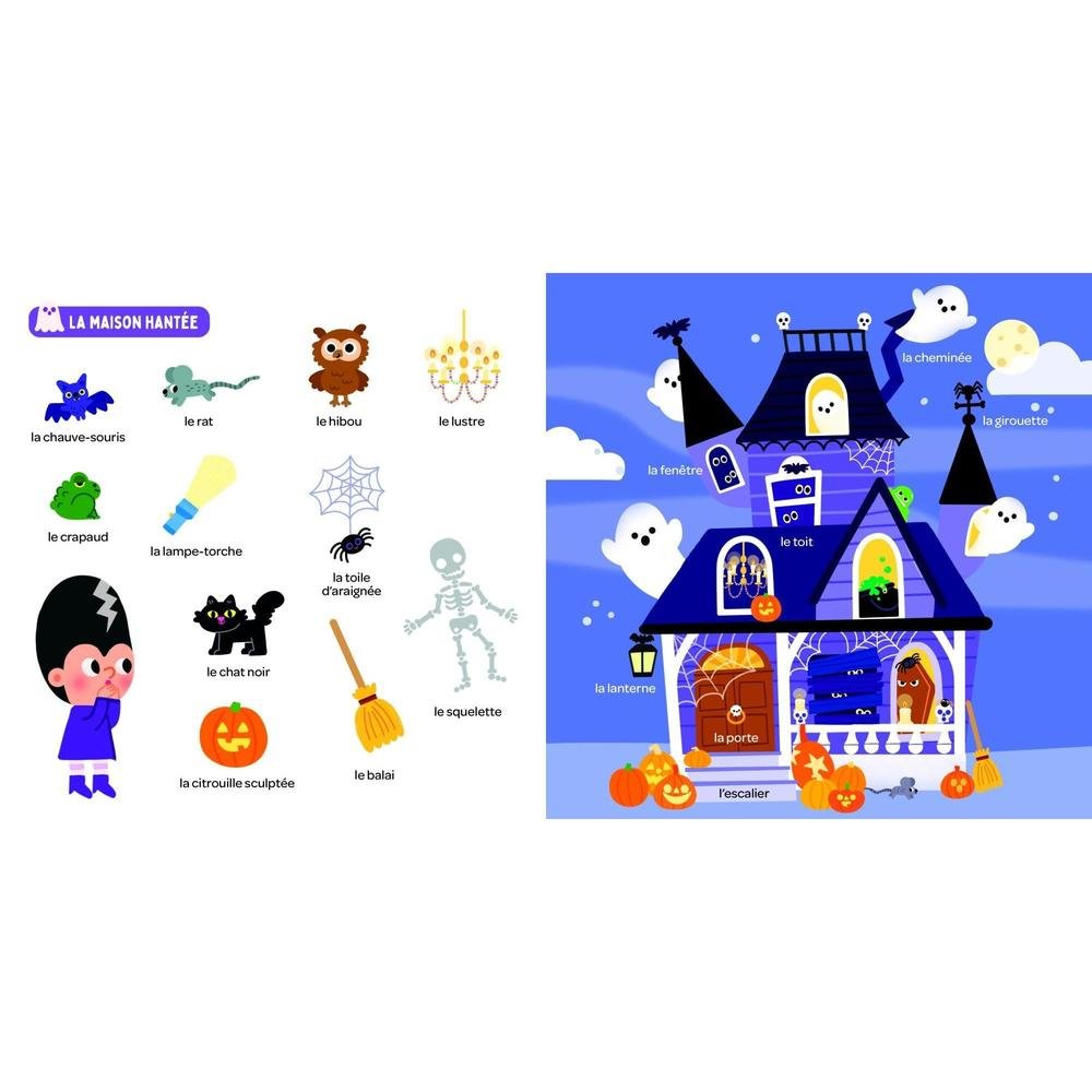 Mes 200 premiers mots: L'Halloween -Livres d'éveil- Boutique LeoLudo-Auzou