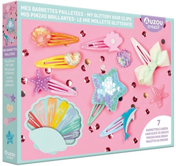Mes barrettes pailletées -Art & bricolage- Boutique LeoLudo-Auzou