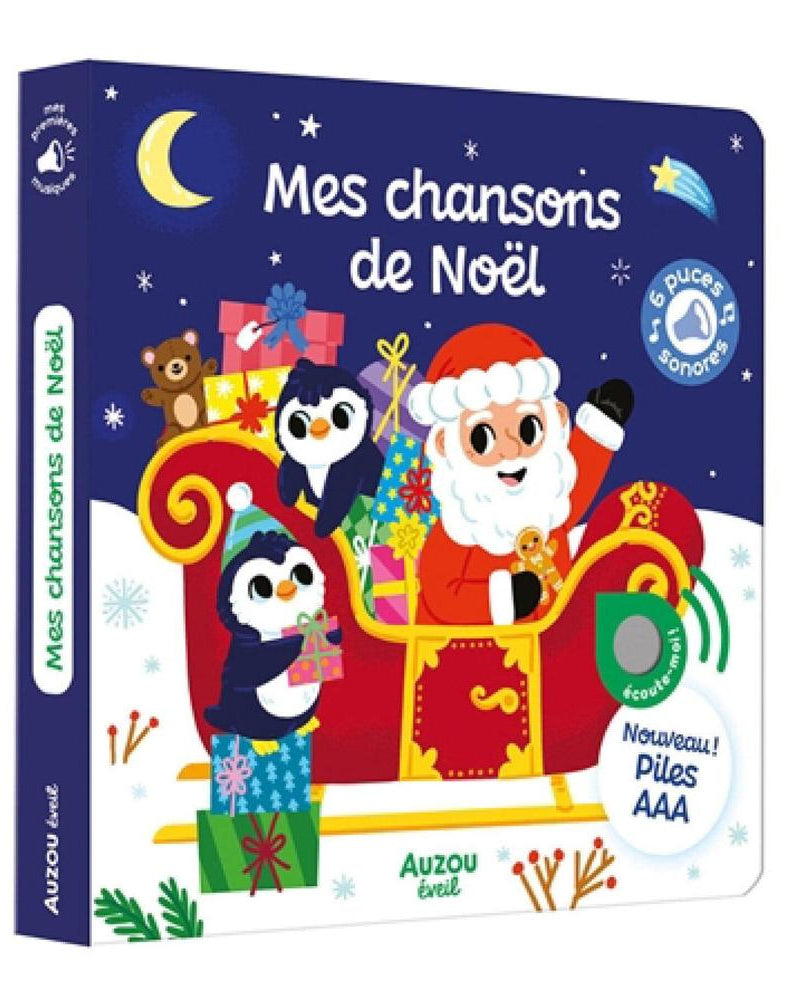 Mes chansons de Noël -Livres d'éveil- Boutique LeoLudo-Auzou