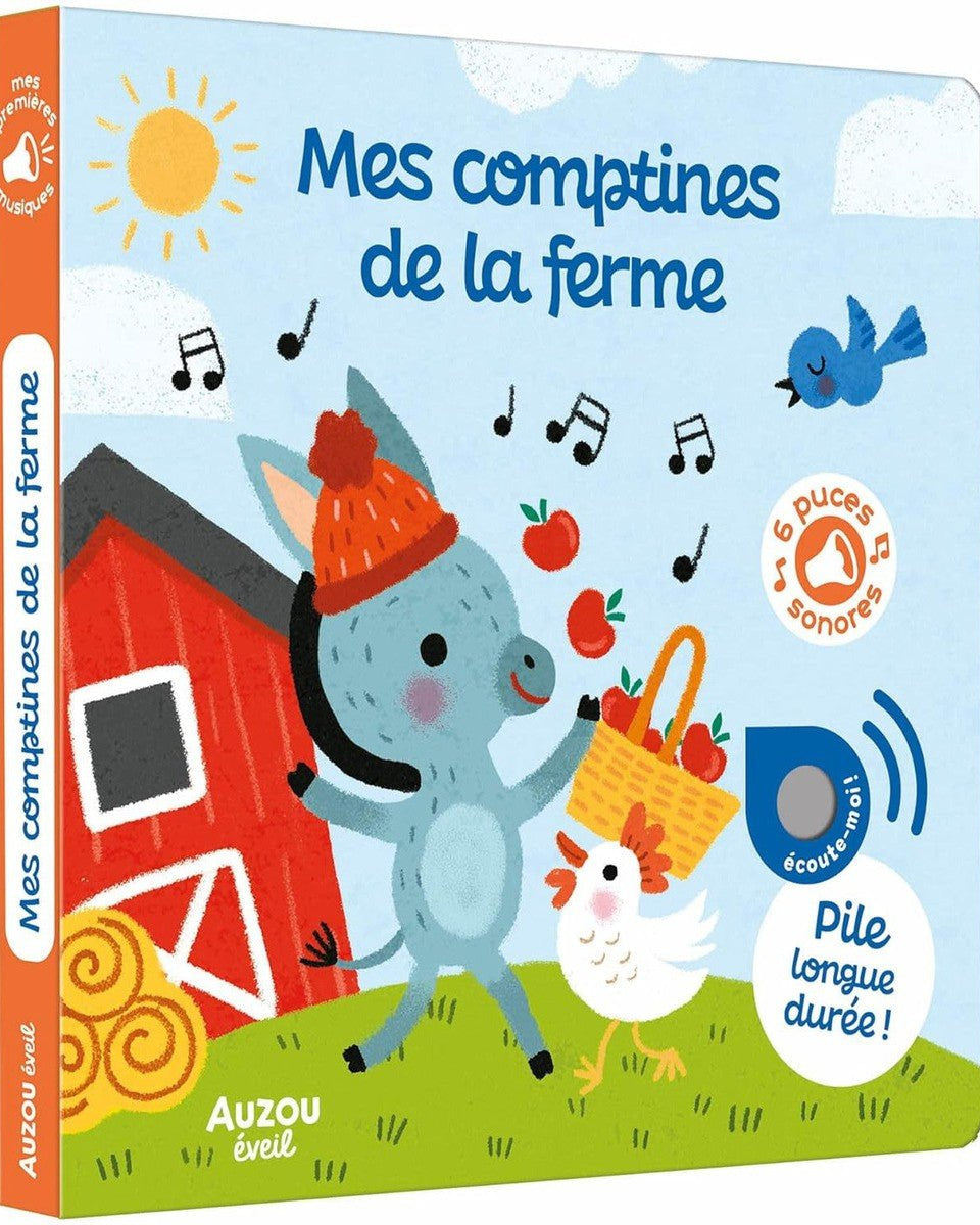 Mes comptines de la ferme - Livres d'éveil - Boutique LeoLudo - Auzou