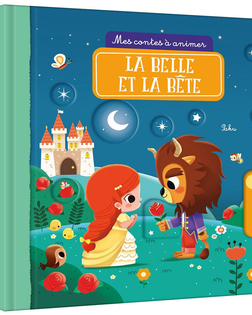 Mes contes à animer - La Belle et la Bête - Livres d'éveil - Boutique LeoLudo - Auzou
