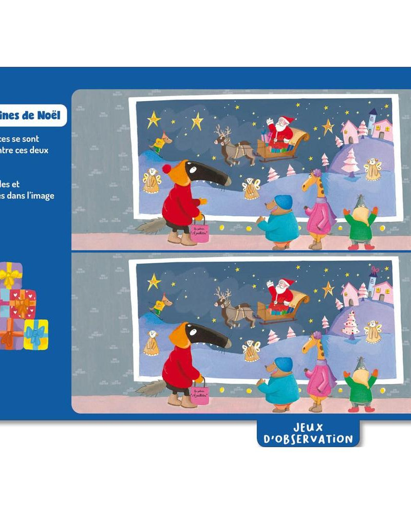 Mes jeux effaçables Loup - Spécial Noël -Livres- Boutique LeoLudo-Auzou