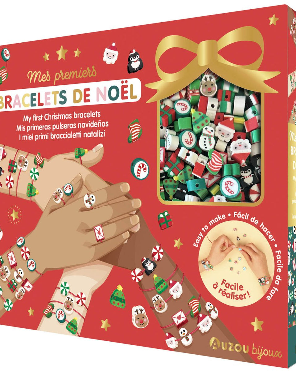 Mes jolis bijoux - Mes premiers bracelets de Noël -Art & bricolage- Boutique LeoLudo-Auzou