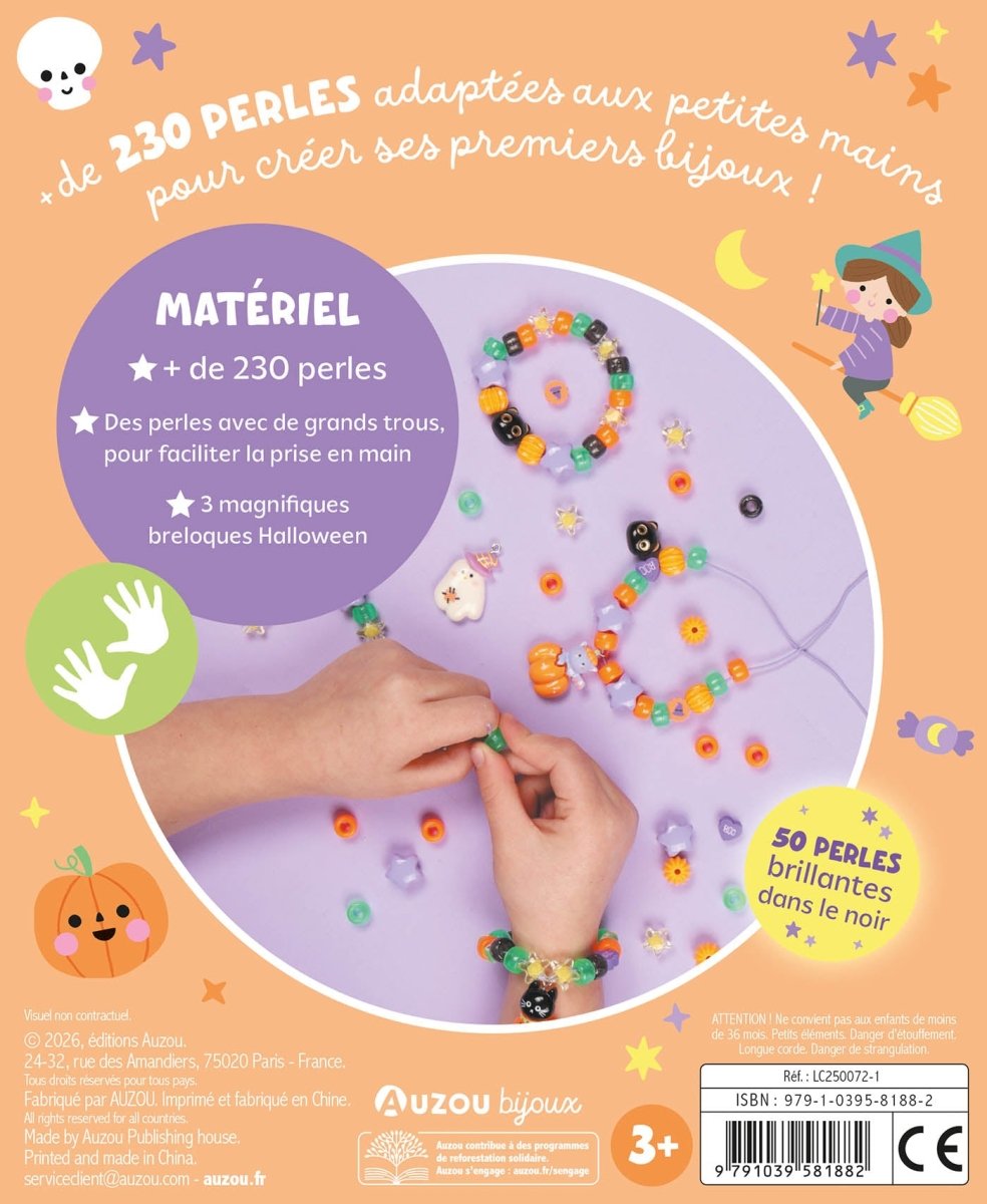 Mes premiers bijoux - Halloween -Art & bricolage- Boutique LeoLudo-Auzou