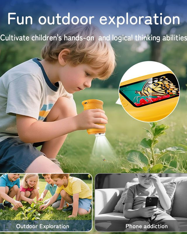 Microscope numérique portatif pour enfants -Jeux scientifiques- Boutique LeoLudo-LeoLudo