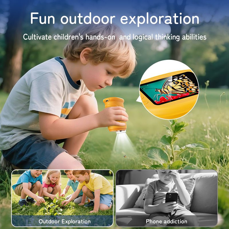 Microscope numérique portatif pour enfants -Jeux scientifiques- Boutique LeoLudo-LeoLudo