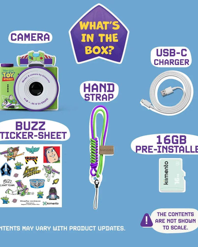Mini appareil photo Disney Buzz Lightyear -Jeux électroniques- Boutique LeoLudo-kiimento (formerly Kidamento)