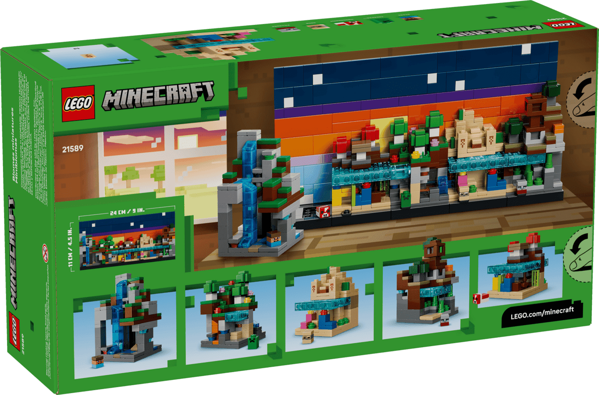 Mini Biomes – LEGO Minecraft (797 pcs) - Jeux de construction - Boutique LeoLudo - LEGO