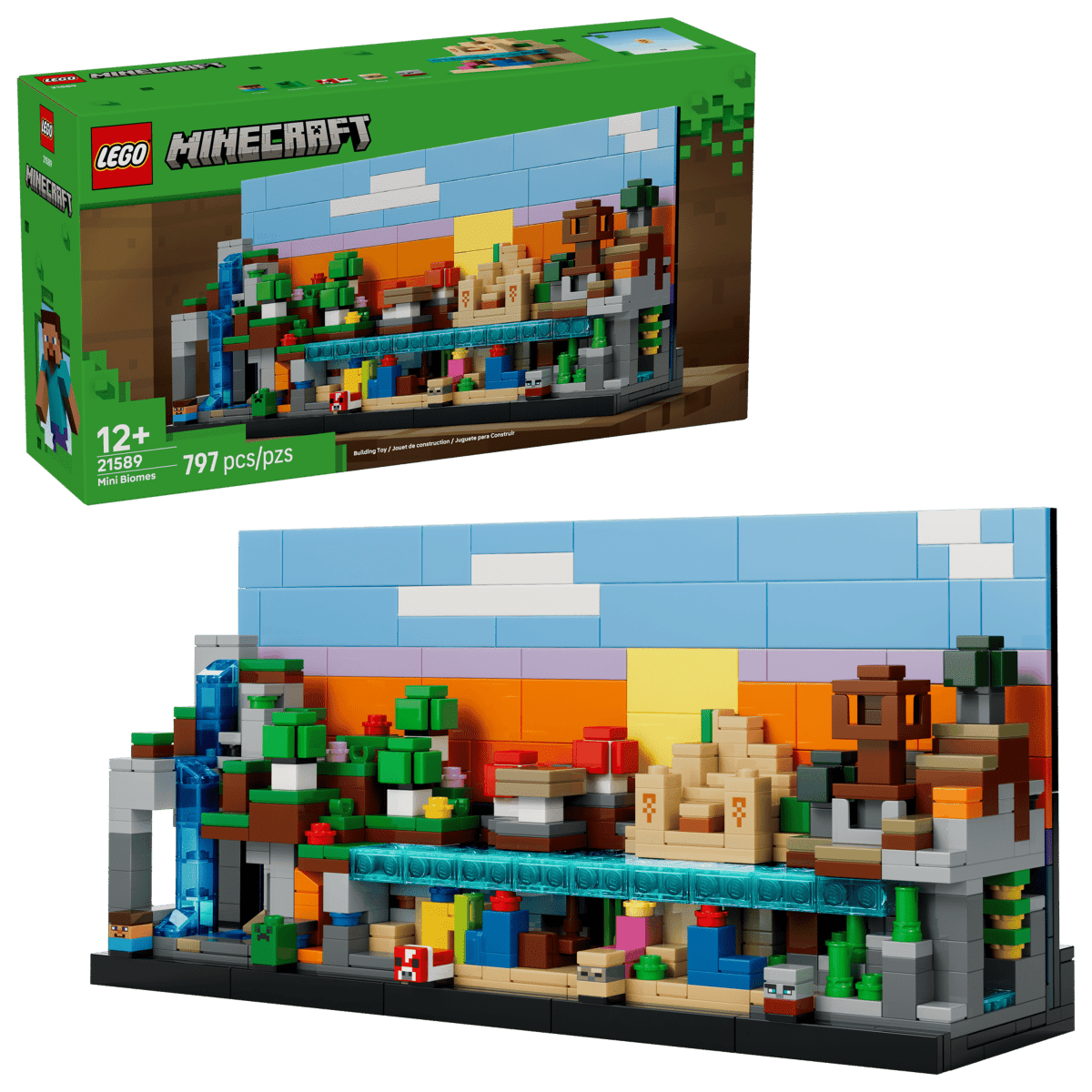 Mini Biomes – LEGO Minecraft (797 pcs) - Jeux de construction - Boutique LeoLudo - LEGO