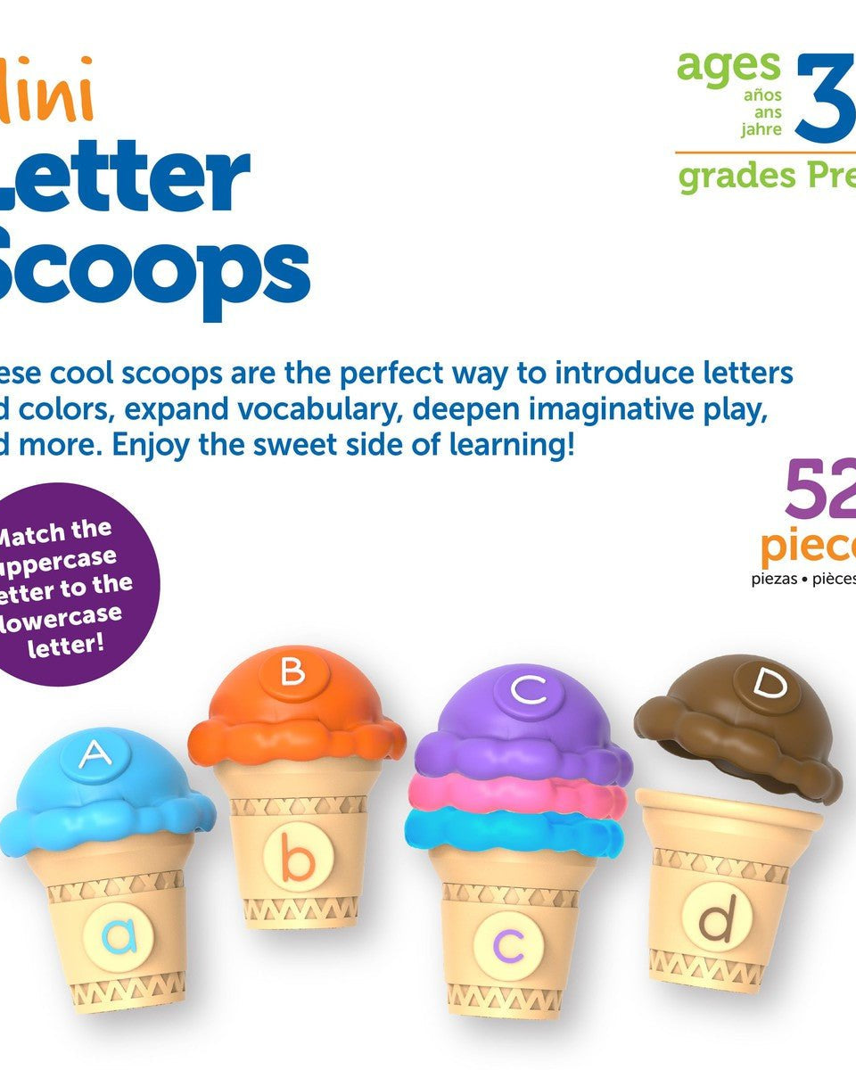 Mini cornets lettres de l'alphabet - Jeux éducatifs - Boutique LeoLudo - Learning Resources