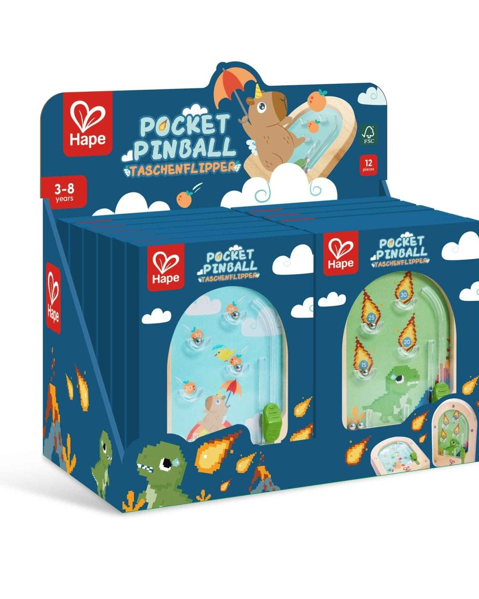 Mini jeu de pinball – format de poche - Jeux de manipulation - Boutique LeoLudo - Hape