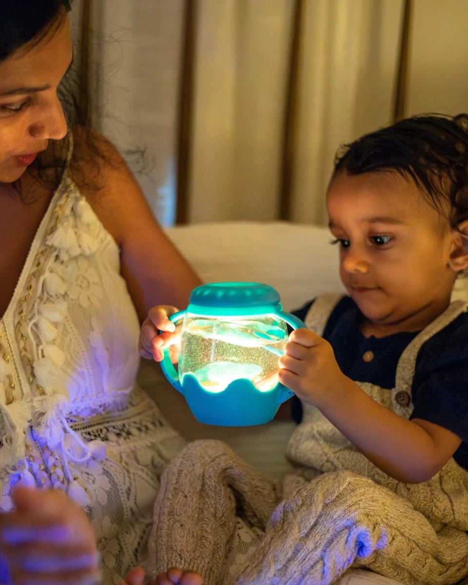 Mini Pot Sensoriel Lumineux Glo Pals - Jeux de motricité fine - Boutique LeoLudo - Glo Pals