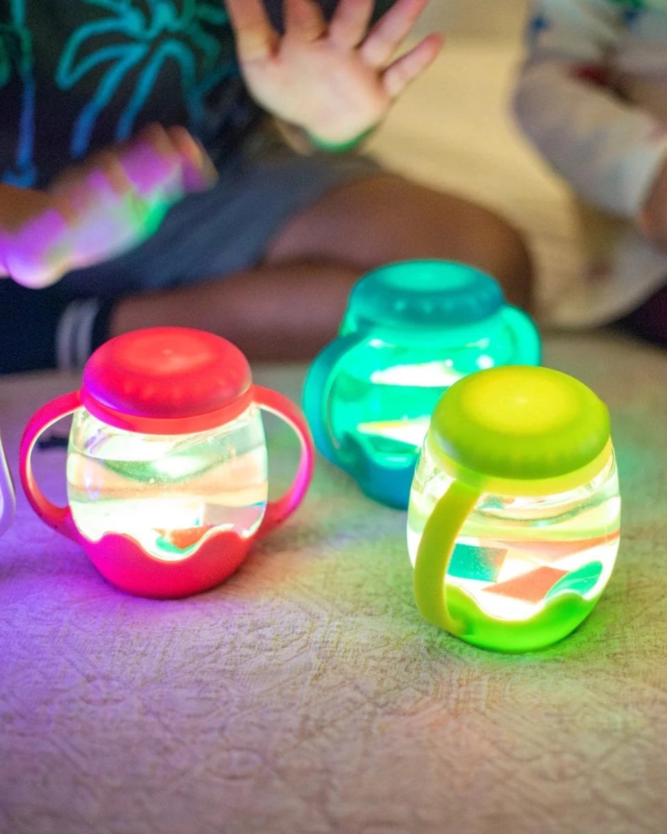 Mini Pot Sensoriel Lumineux Glo Pals - Jeux de motricité fine - Boutique LeoLudo - Glo Pals
