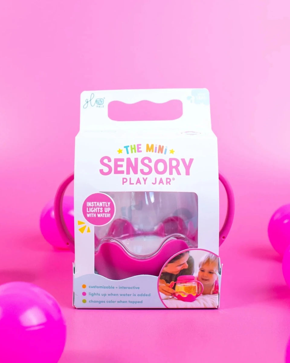 Mini Pot Sensoriel Lumineux Glo Pals - Jeux de motricité fine - Boutique LeoLudo - Glo Pals